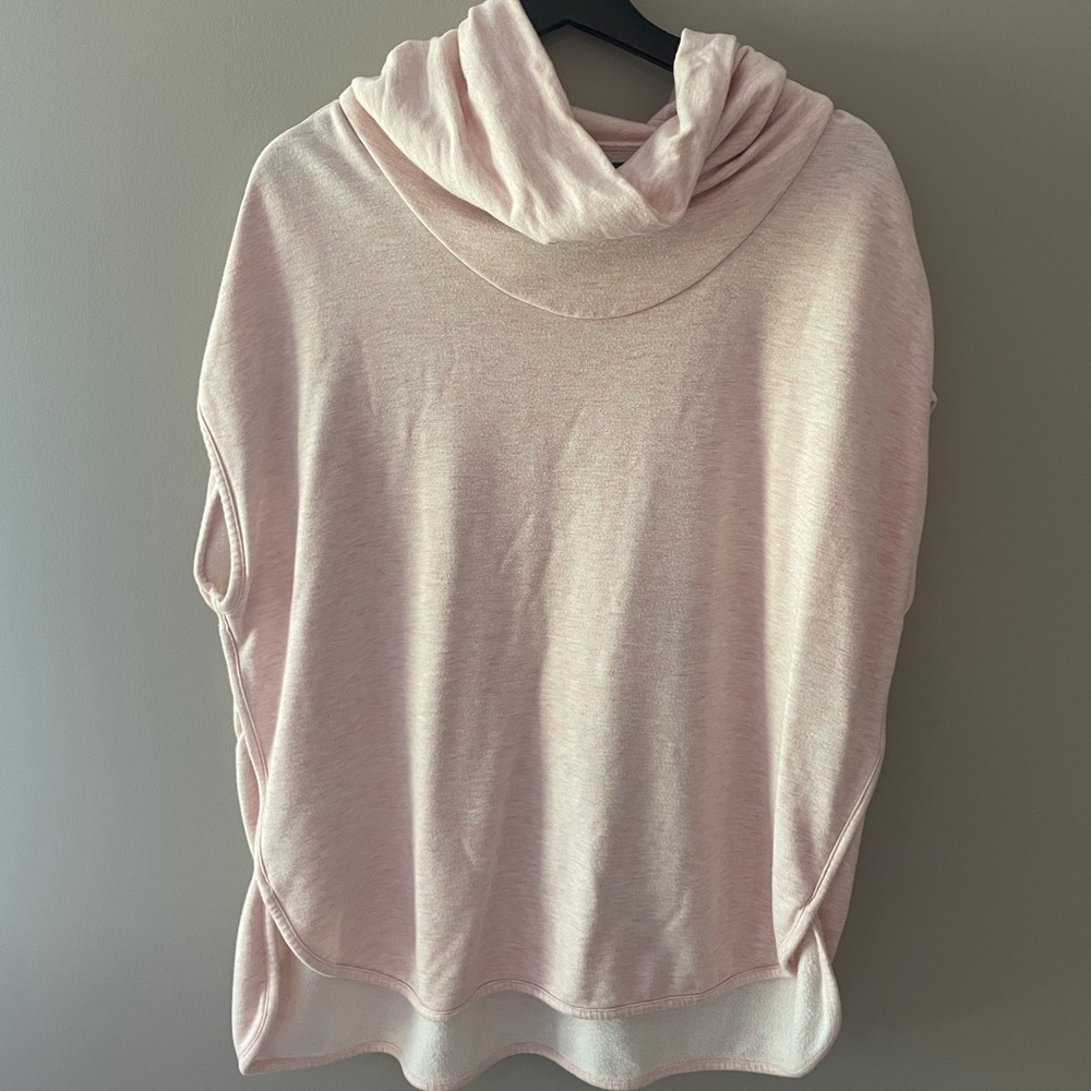Loft Lounge Sleeveless Pink Sweatshirt Small